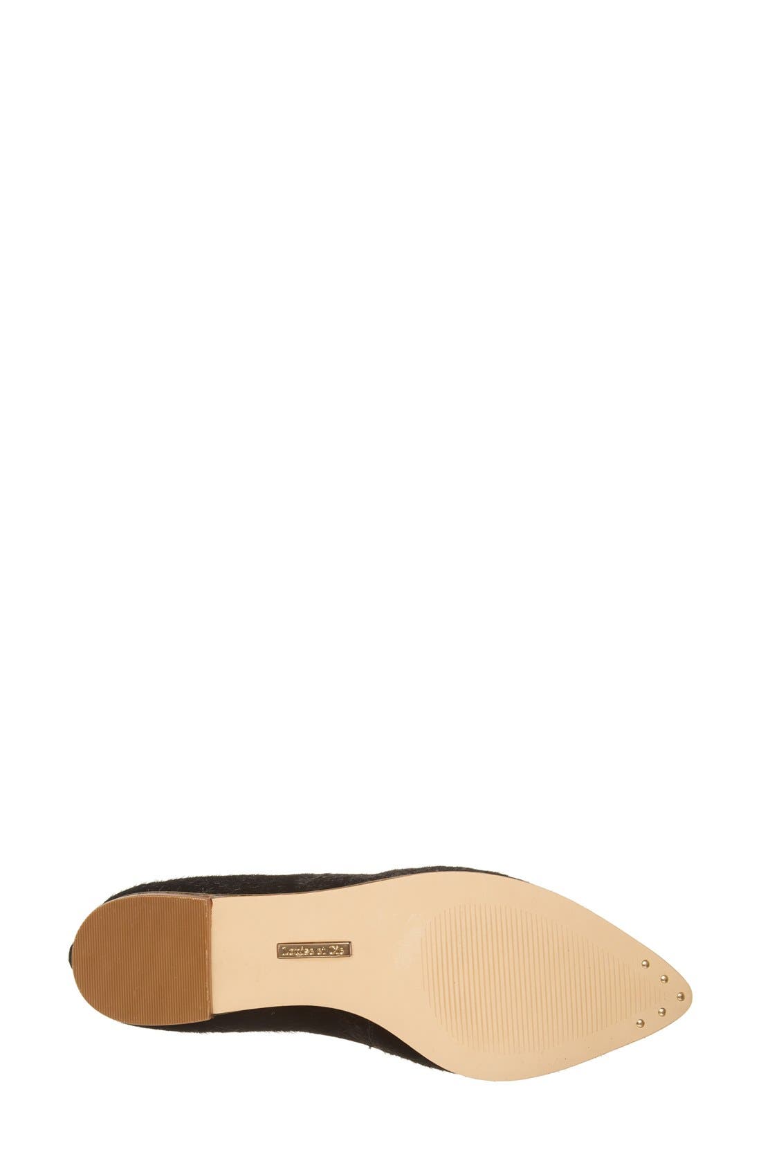 'Lente' Flat, Alternate, color, BLACK PONY