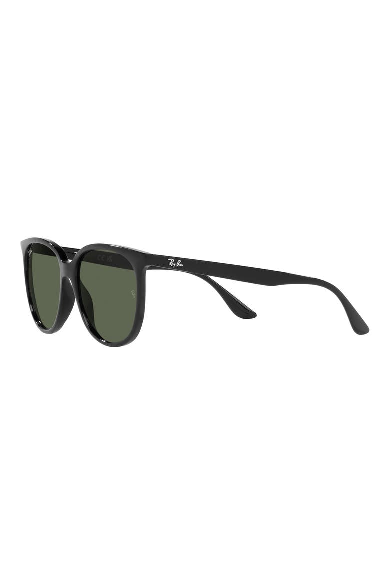 54mm Square Sunglasses, Alternate, color, BLACK