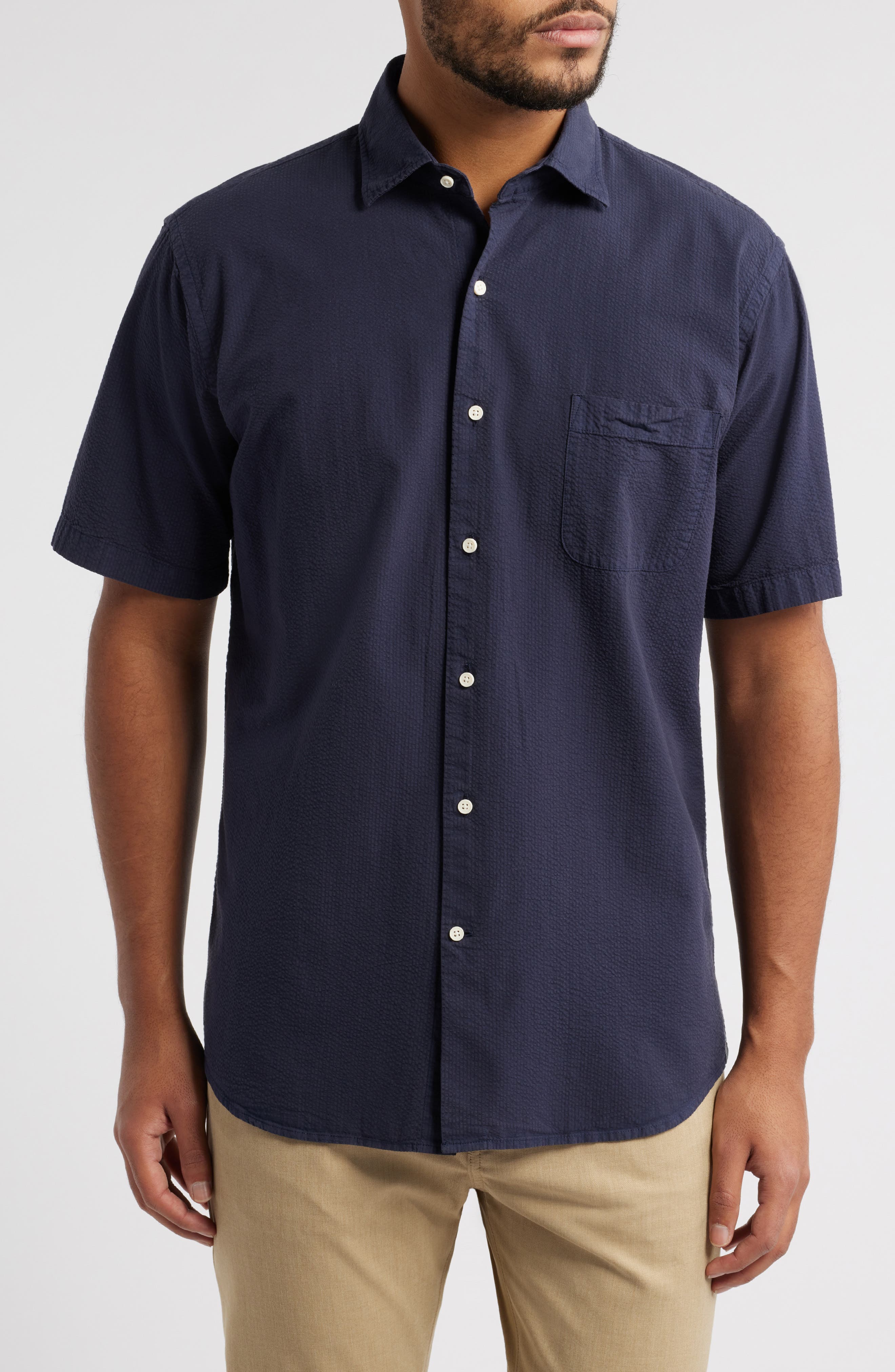 Peter Millar Seaward Short Sleeve Button-Up Shirt