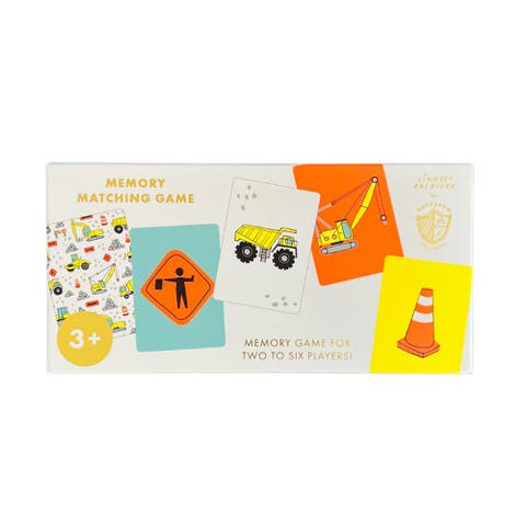 Under Construction Memory Match Card Game