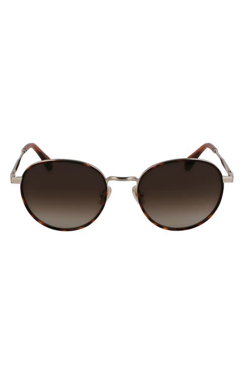 Mabley 53mm Gradient Round Sunglasses