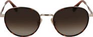 Paul Smith Mabley 53mm Gradient Round Sunglasses