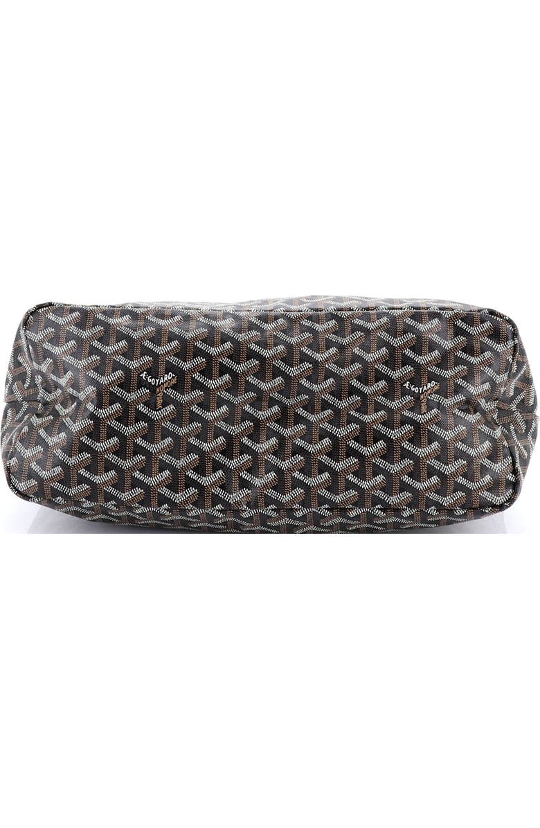 Pre-Owned Goyard Boheme Hobo Printed Coated Canvas, Alternate, color, Black