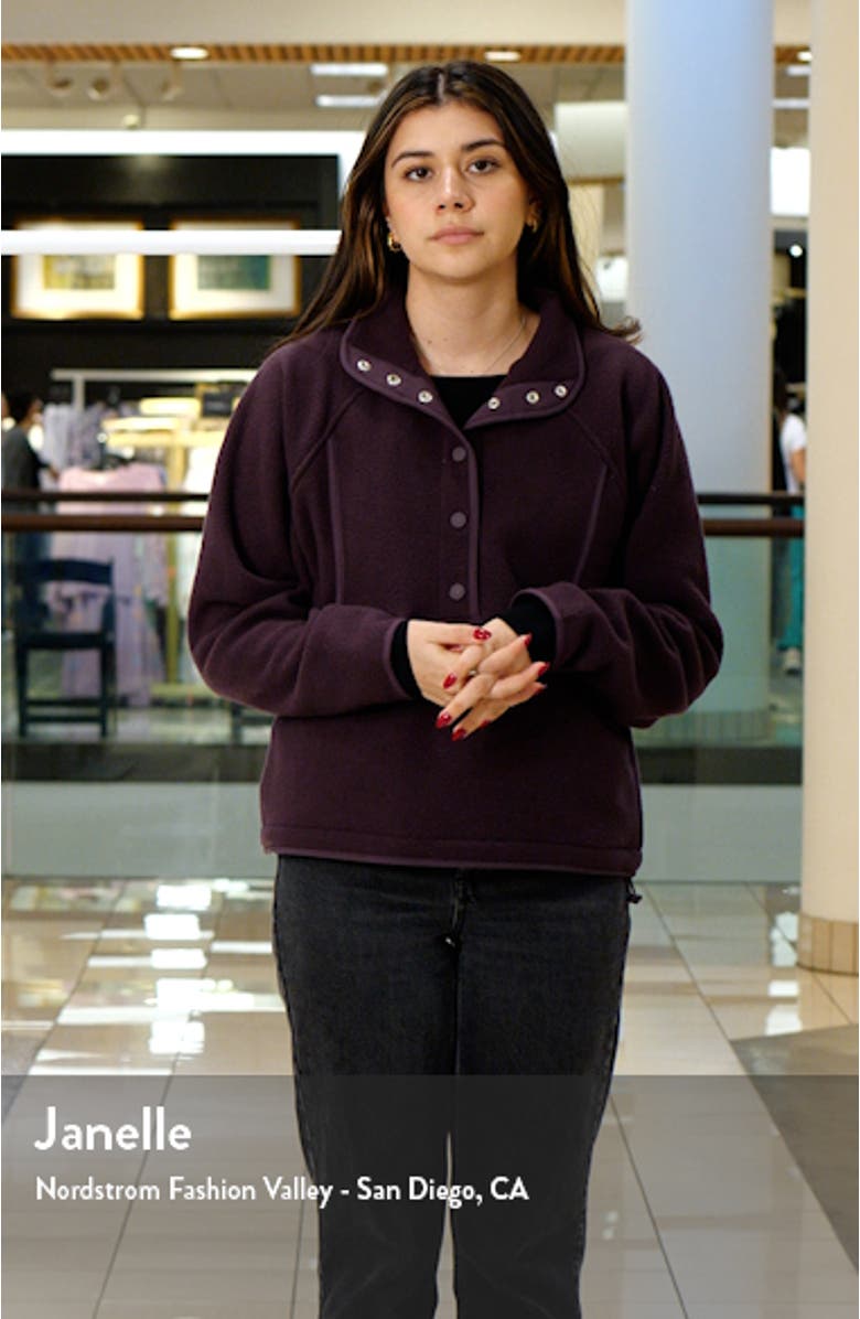 RecFleece Snap-Up Pullover Sweatshirt, sales video thumbnail