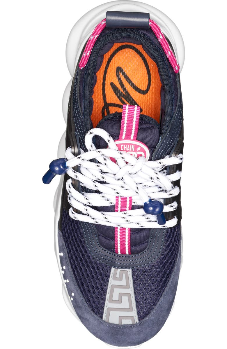 Versace Chain Reaction Platform Sneaker, Alternate, color,