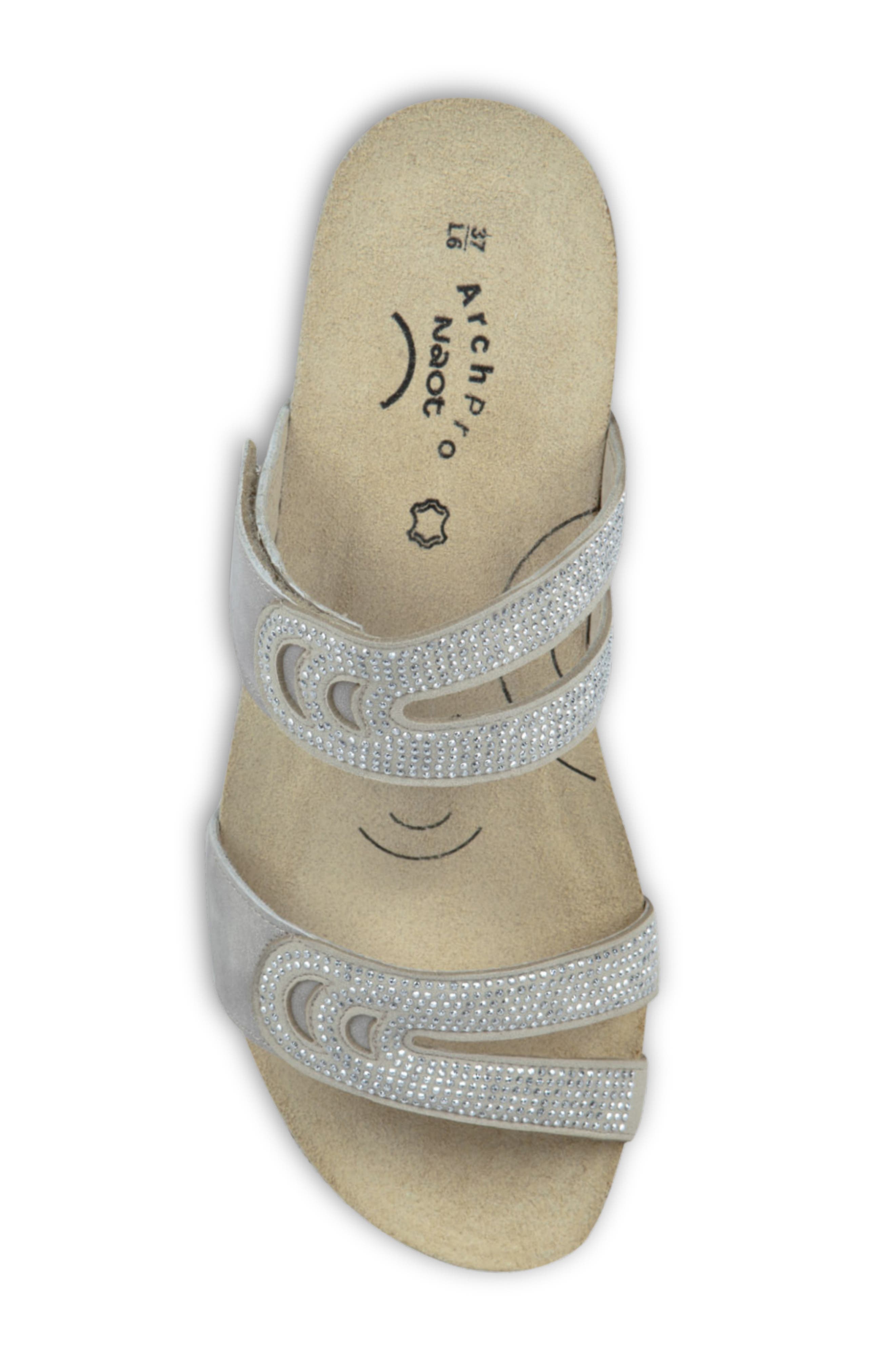 Ainsley Arch Pro Sandal, Alternate, color, QUARTZ METALLIC LEATHER
