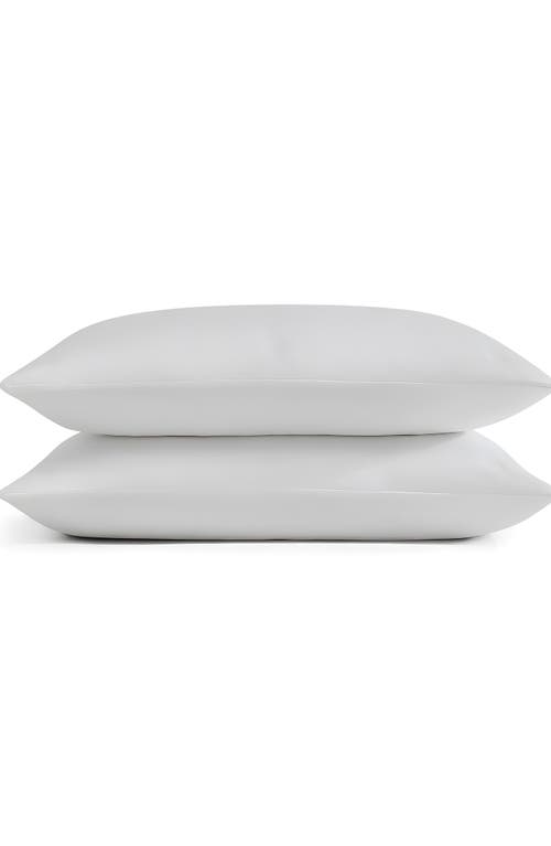 Sunday Citizen Silky Stitch Set Of 2 Pillow Shams In White