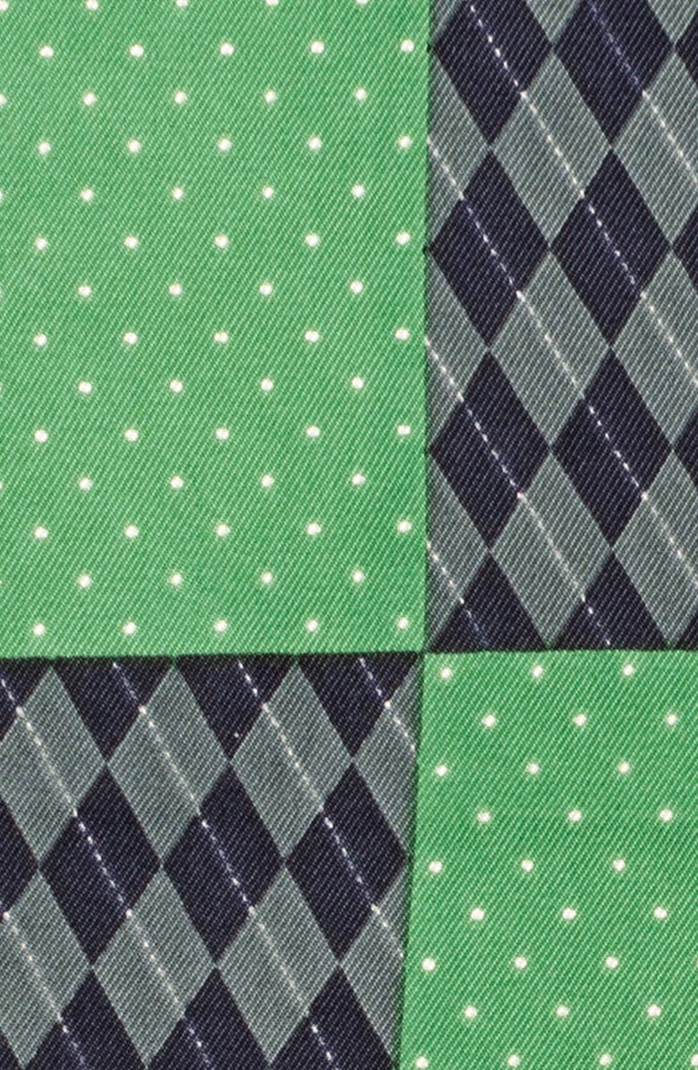 Cufflinks, Inc. Argyle & Dot Panel Pocket Square, Alternate, color, 