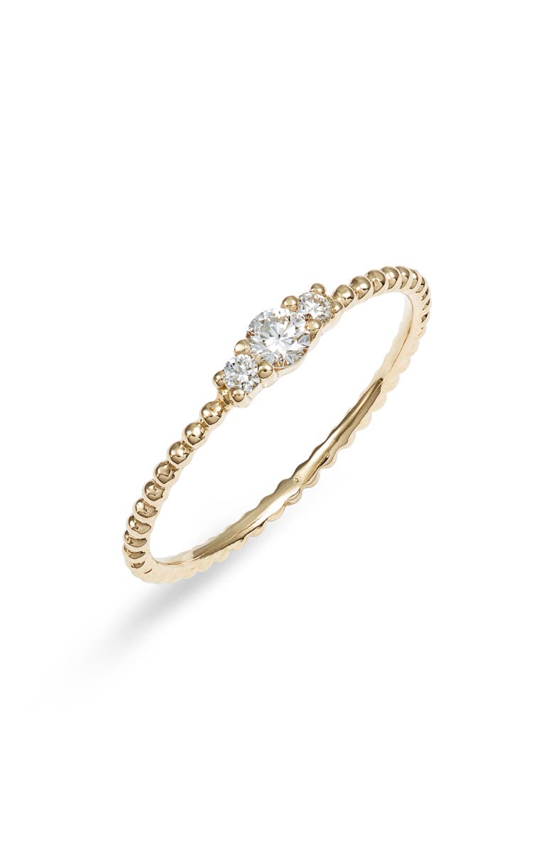 Bony Levy Diamond & Gold Bead Ring, Main, color,