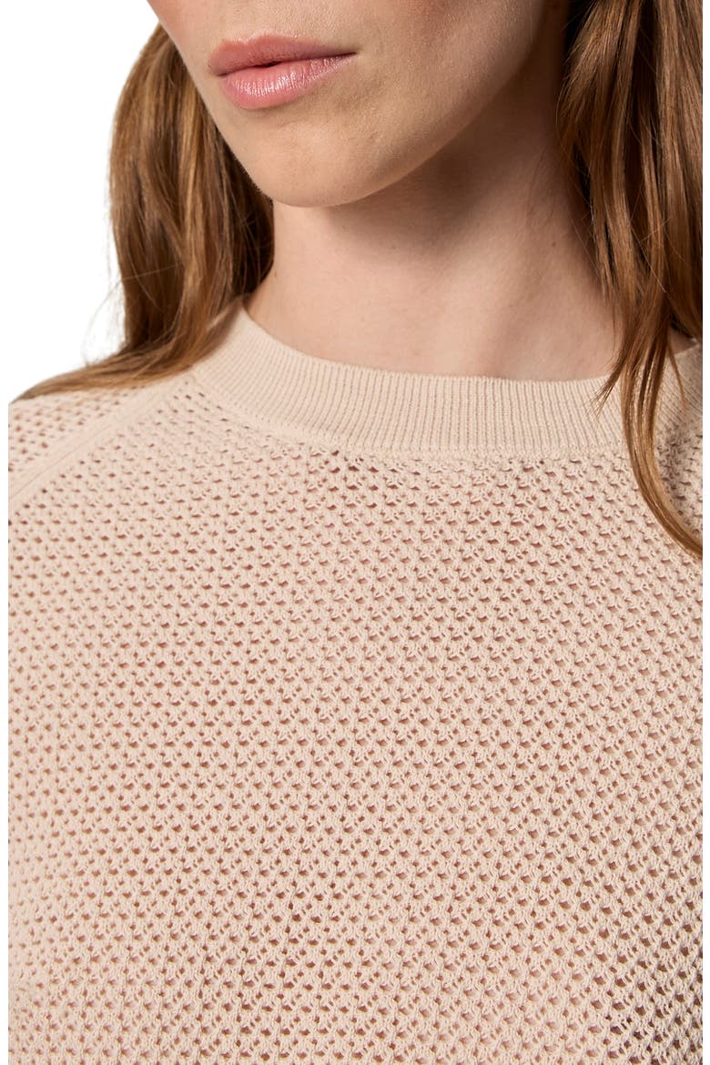 Soleil Open Stitch Sweater, Alternate, color, DARK OPAL WHITE