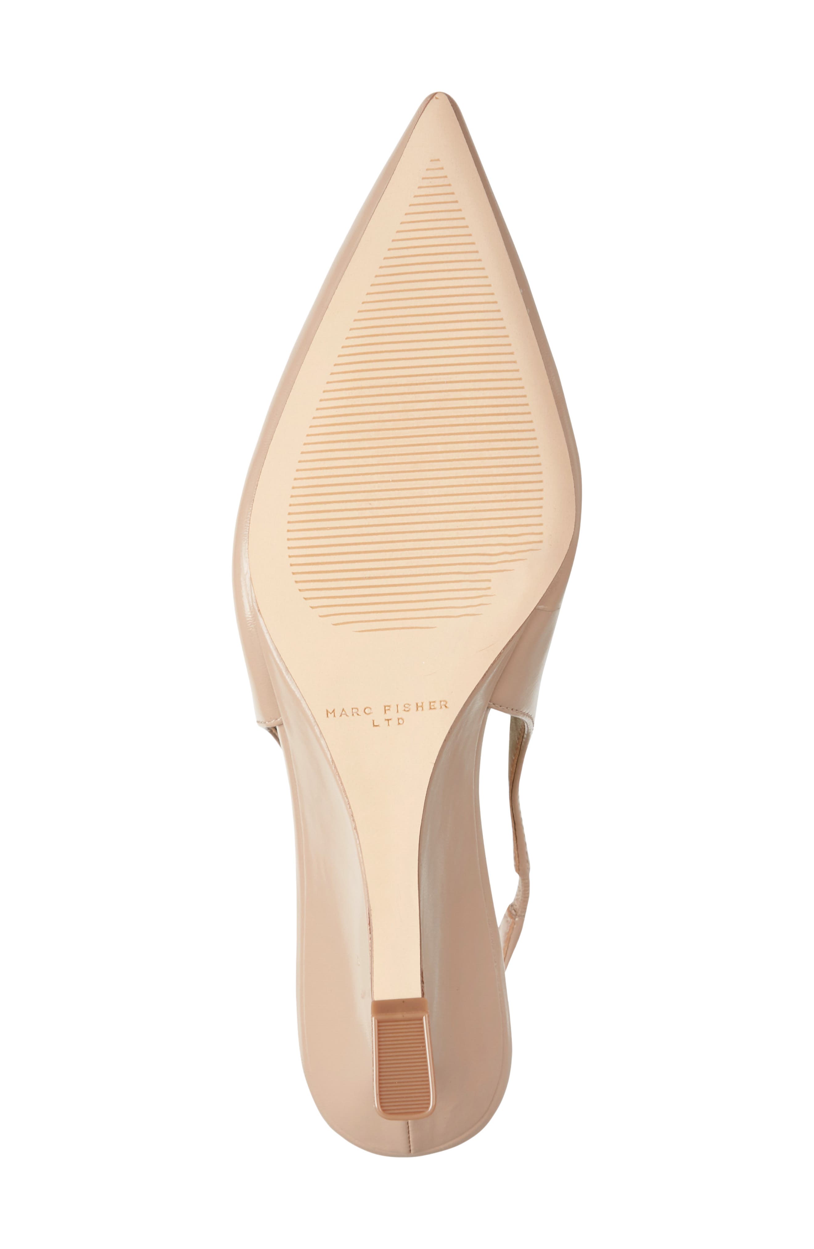 Taten Slingback Pointed Toe Wedge Pump, Alternate, color, MEDIUM NATURAL