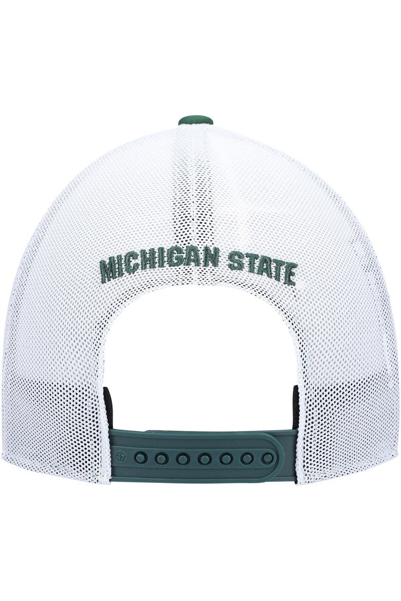 Men's '47 Green Michigan State Spartans Altitude Trucker Snapback Hat, Alternate, color, Green