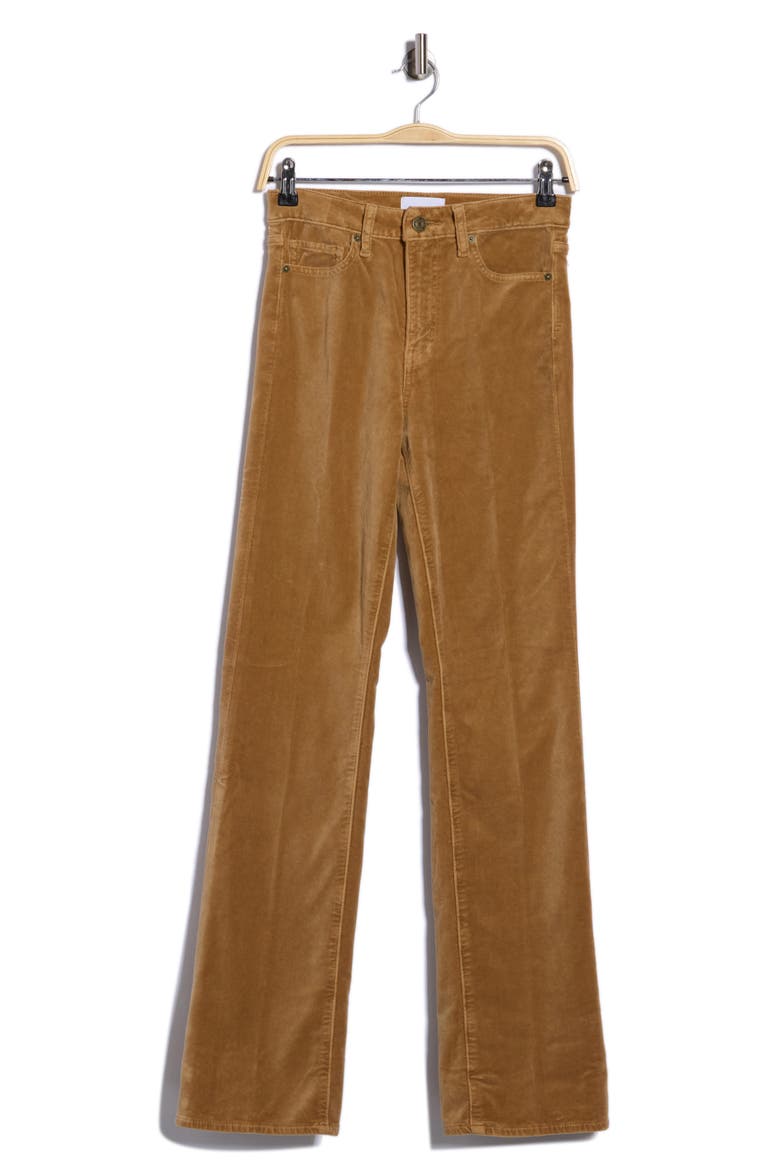 Le Mini Velvet Bootcut Pants, Alternate, color, CAMEL VELVET