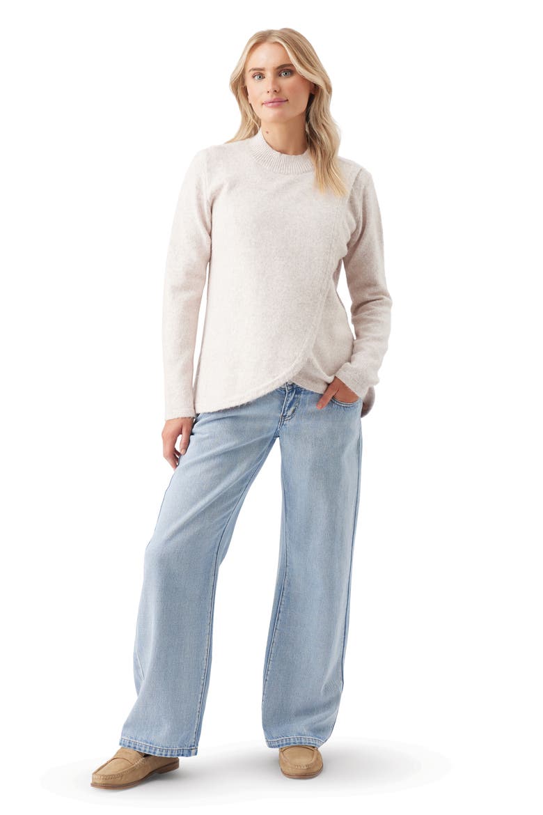 Addison Nursing Knit, Alternate, color, Mink