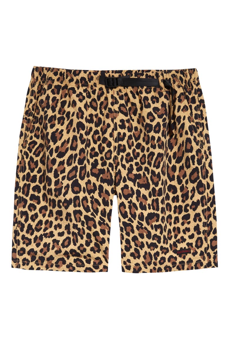 Packable Shell Shorts, Main, color, LEOPARD