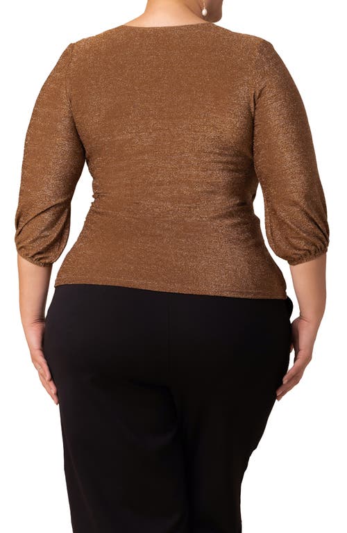 Kiyonna Celeste Faux Wrap Top