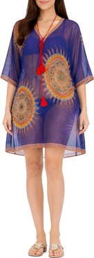 RANEES Short Cover-Up Poncho