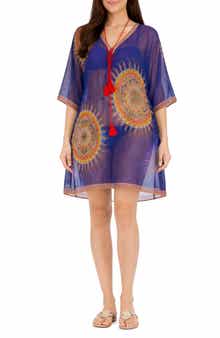 RANEES Short Cover-Up Poncho