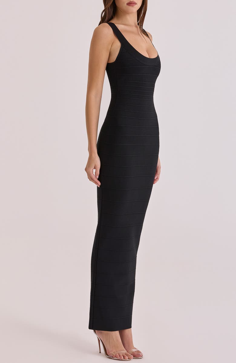 HOUSE OF CB The OG Bandage Maxi Dress, Alternate, color, White Black