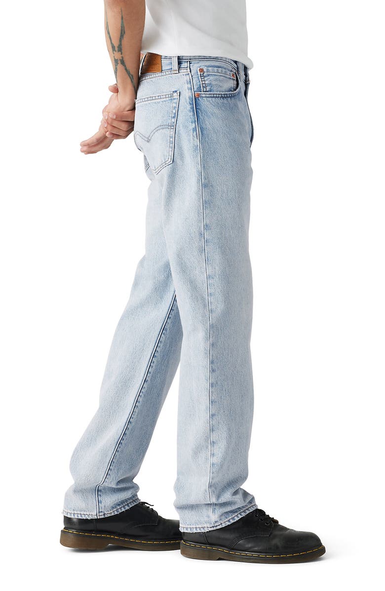 Levi's<sup>®</sup> 555<sup>™</sup> Relaxed Straight Leg Jeans, Alternate, color, Baby Blue Essentials
