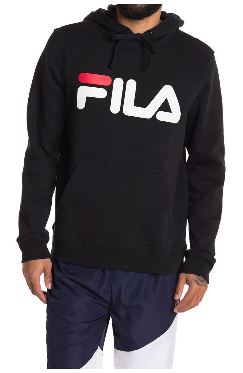 FILA Logo Graphic Drawstring Hoodie, Alternate, color, 