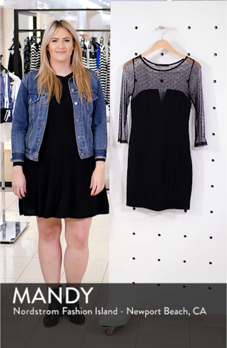 Point d'Esprit Trim Minidress, sales video thumbnail
