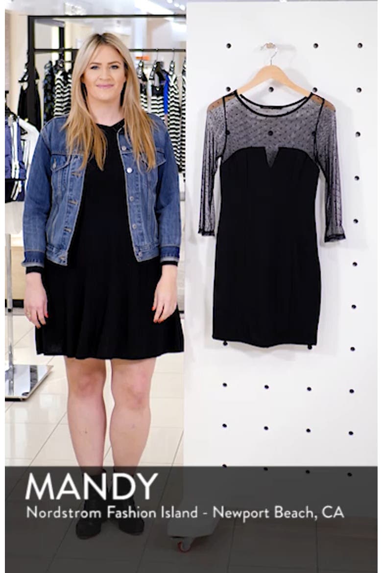 Point d'Esprit Trim Minidress video