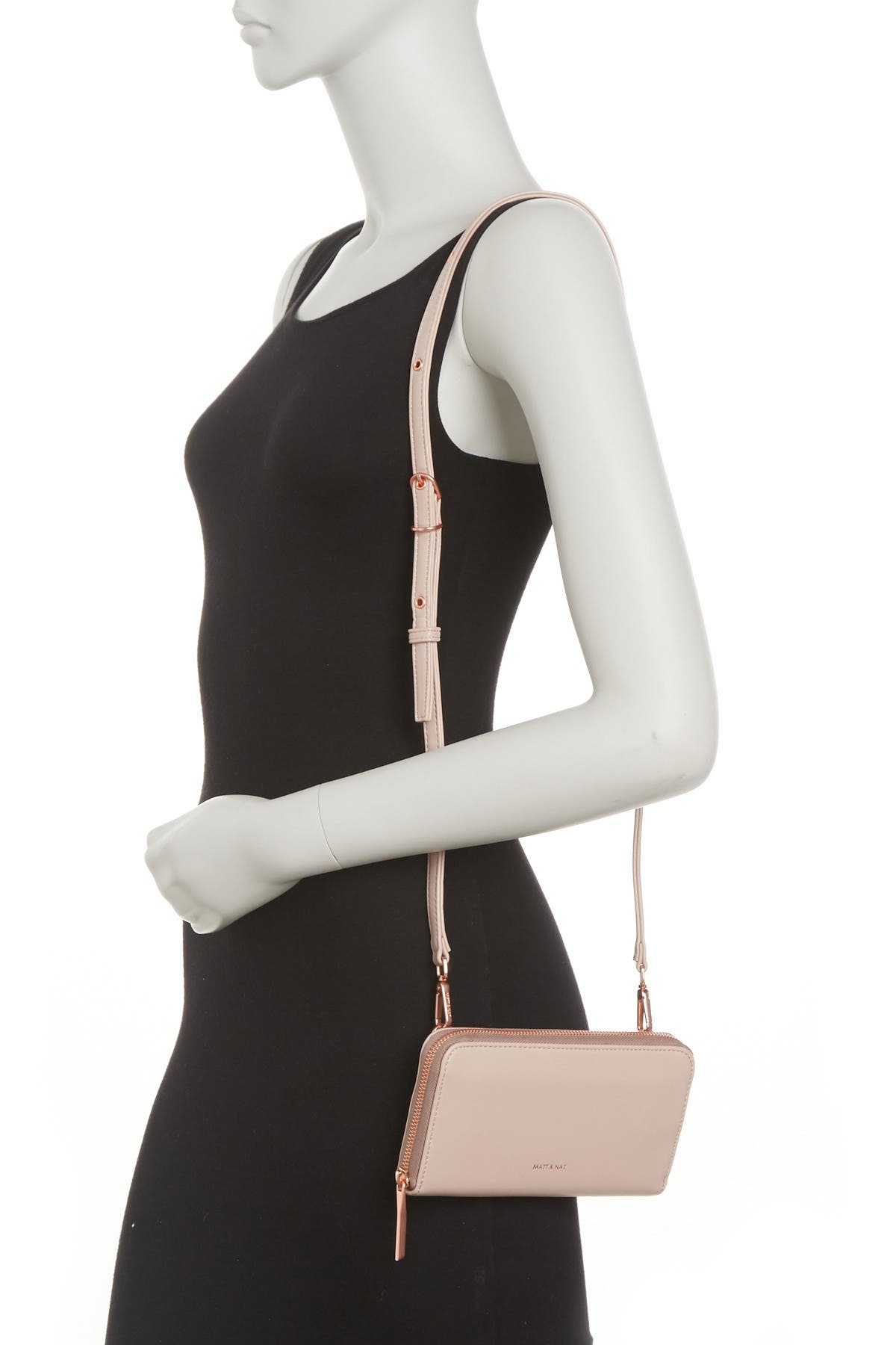 Matt & Nat Loom Crossbody Zip Wallet, Main, color, 