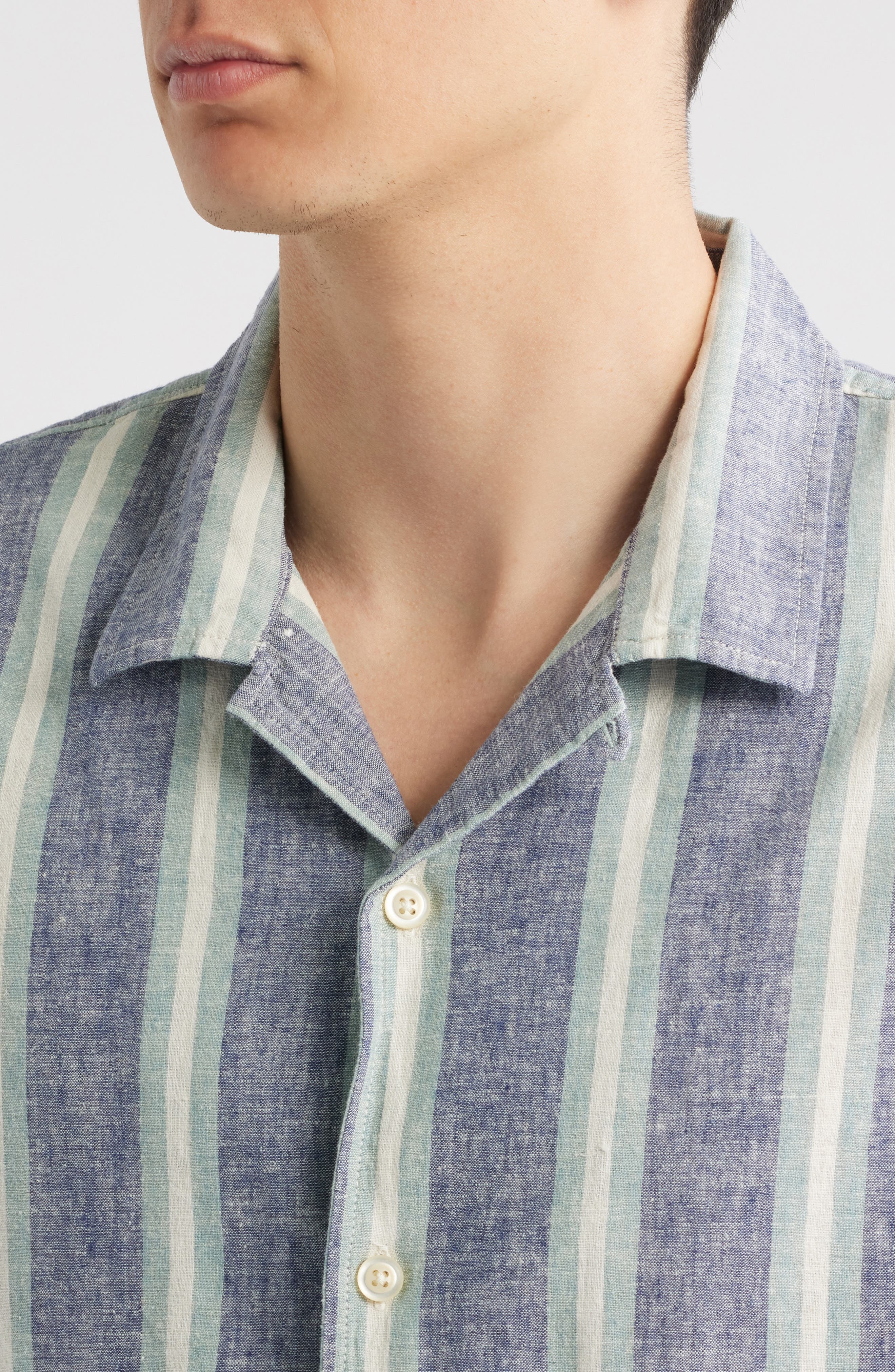 Linen & Cotton Camp Shirt - image 2
