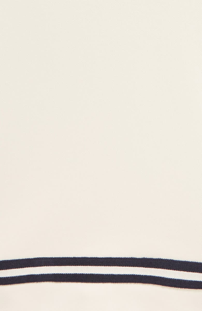 Moncler Kids' Stripe Trim Shift Dress, Alternate, color, 