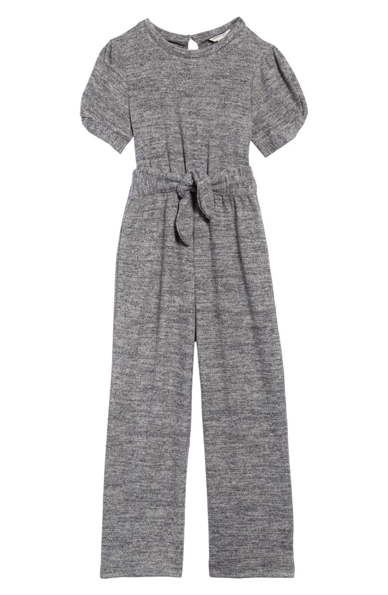 Habitual Makenna Hatchi Tie Front Knit Jumpsuit, Main, color,
