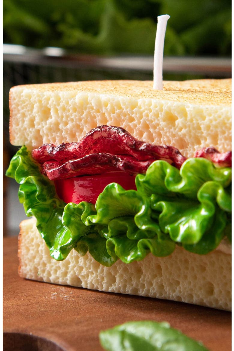 Bacon Lettuce Tomato Sandwich Candle, Alternate, color, None