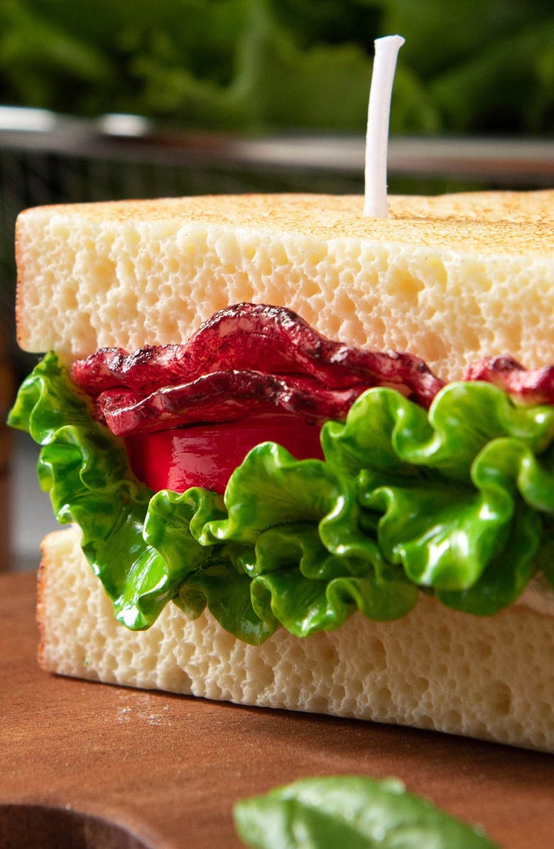 Southlake gifts Bacon Lettuce Tomato Sandwich Candle, Alternate, color, NO COLOR