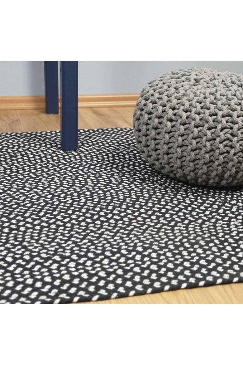 Allen Rug, Alternate, color, ECRU/BLACK