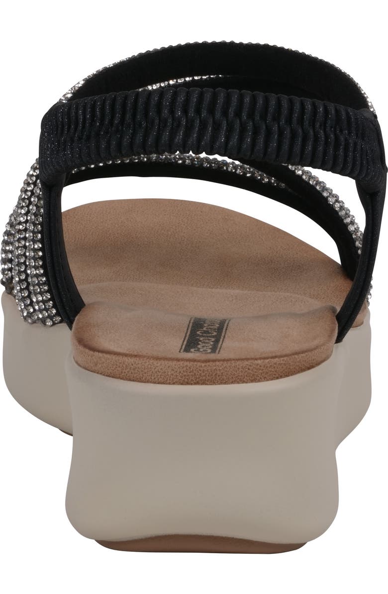 GC SHOES Sol Comfort Platform Sandal, Alternate, color, Black