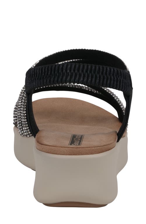 Gc Shoes Sol Comfort Platform Sandal In Black