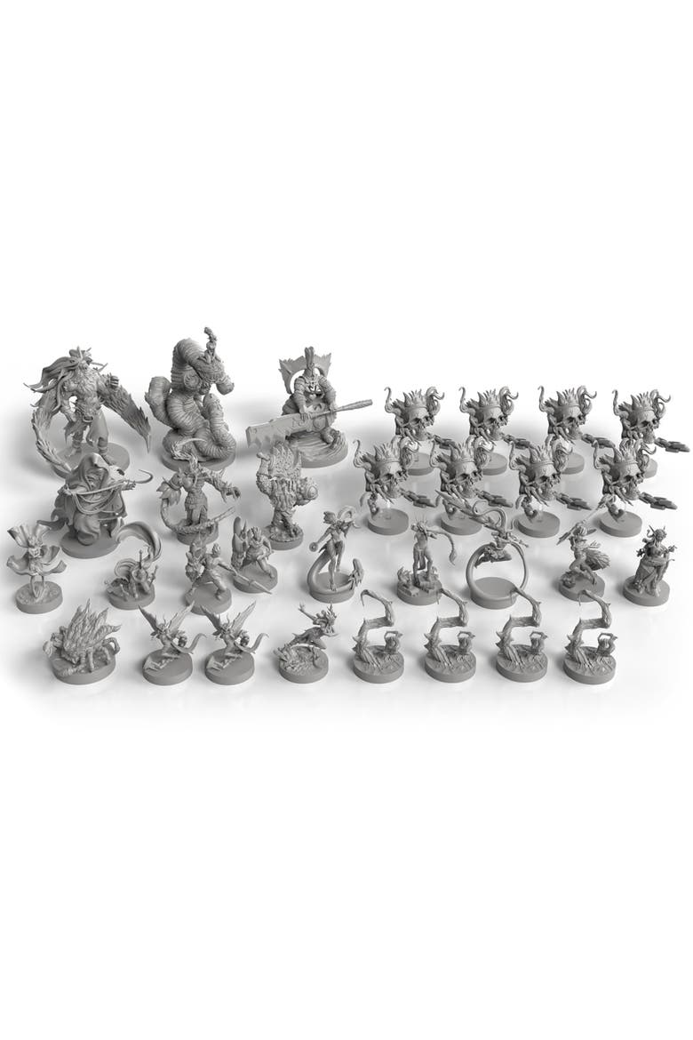 Unintentional Malum Act 1, Token Upgrade Pack, 32 Plastic Miniatures, Alternate, color, Multicolored