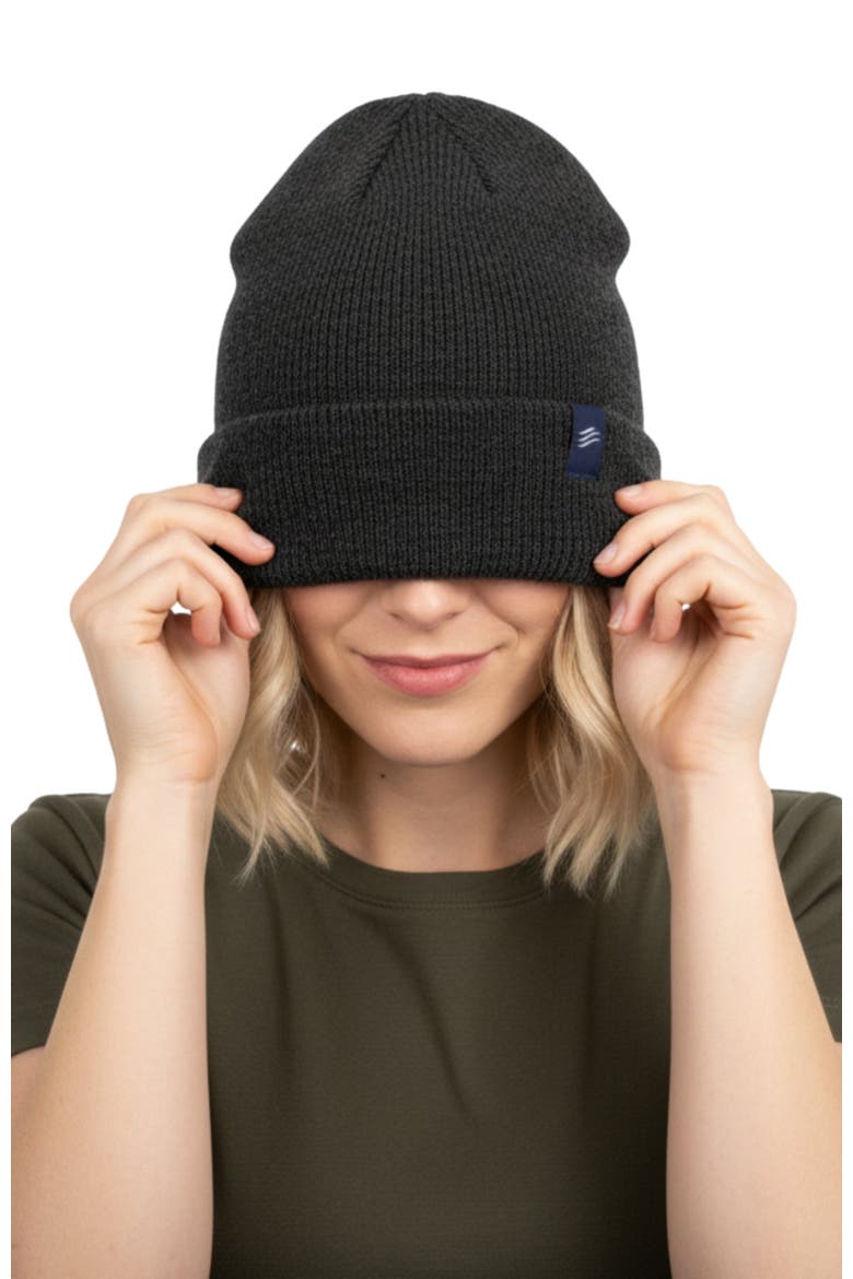 The Softest Ultra cozy Yak Yarn Heathered Knit Beanie, Alternate, color, Light Heather Grey