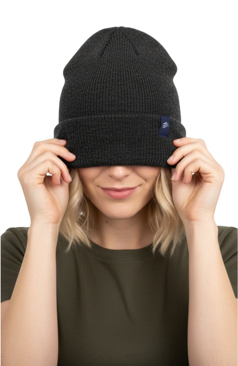 United By Blue The Softest Ultra cozy Yak Yarn Heathered Knit Beanie, Alternate, color, Light Heather Grey