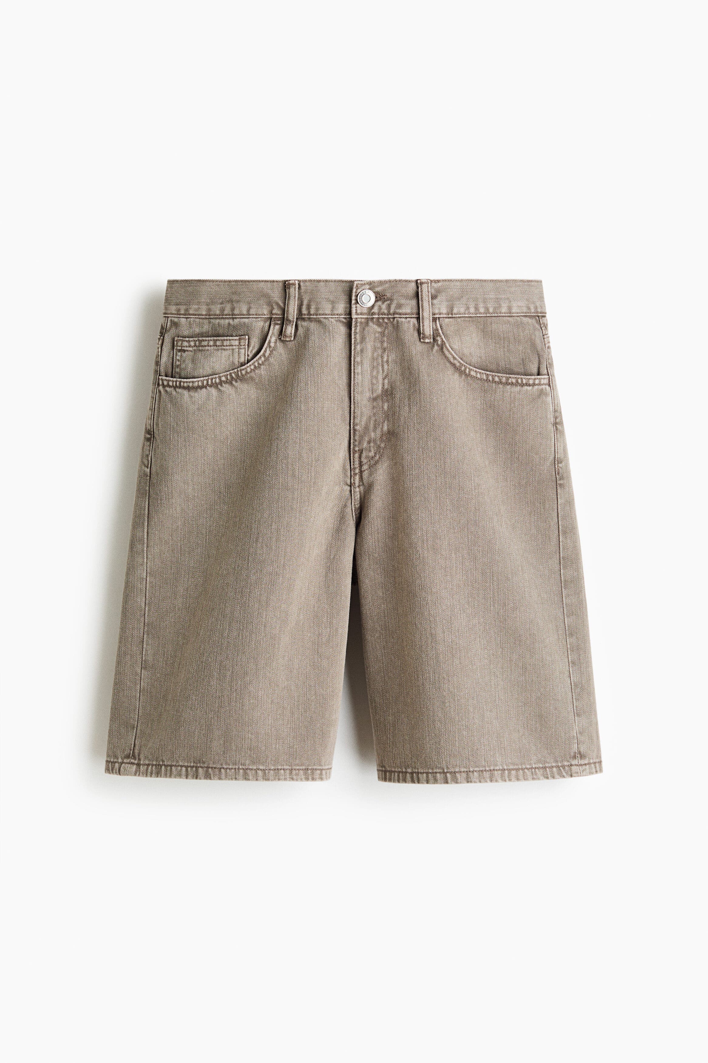Relaxed Denim Shorts - image 3