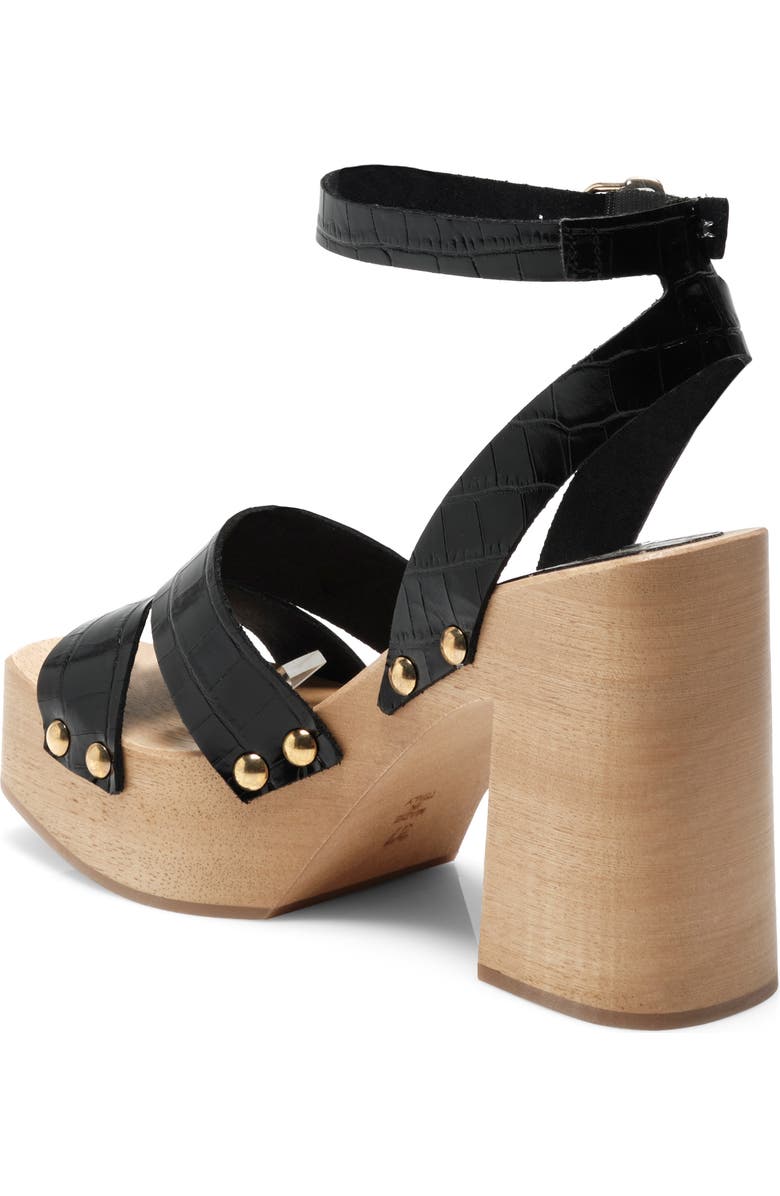 Free People Mallory Leather Clog Sandal, Alternate, color,