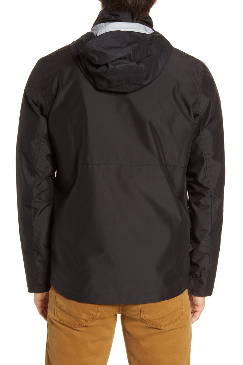 Light Storm Water Repellent Jacket, Alternate, color, BLACK