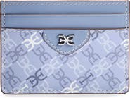 Sam Edelman Harper Monogram Faux Leather Card Case