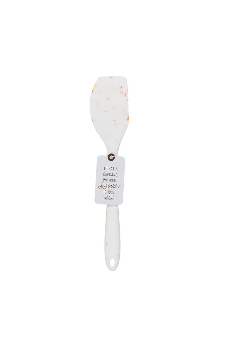 Totalee Gift To Eat A Cupcake Confetti Spatula Rubber White, Main, color, White
