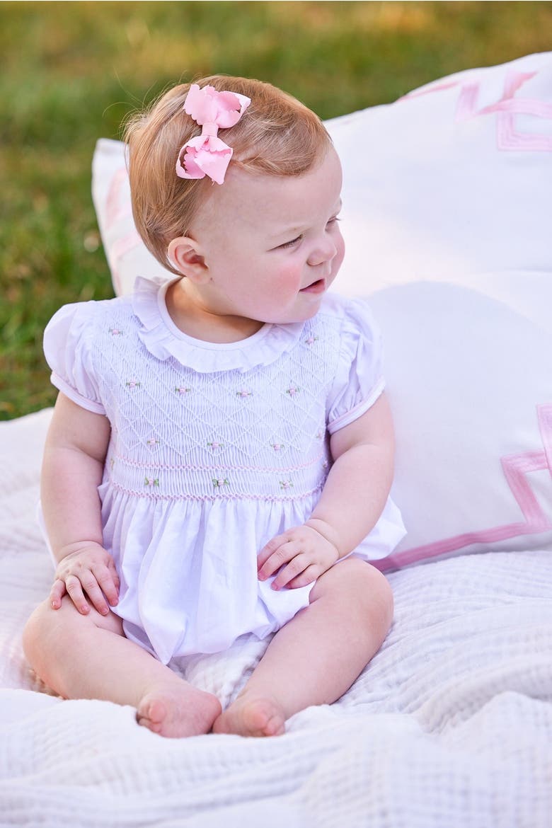 Smocked Claiborne Bubble, Alternate, color, Rosebuds