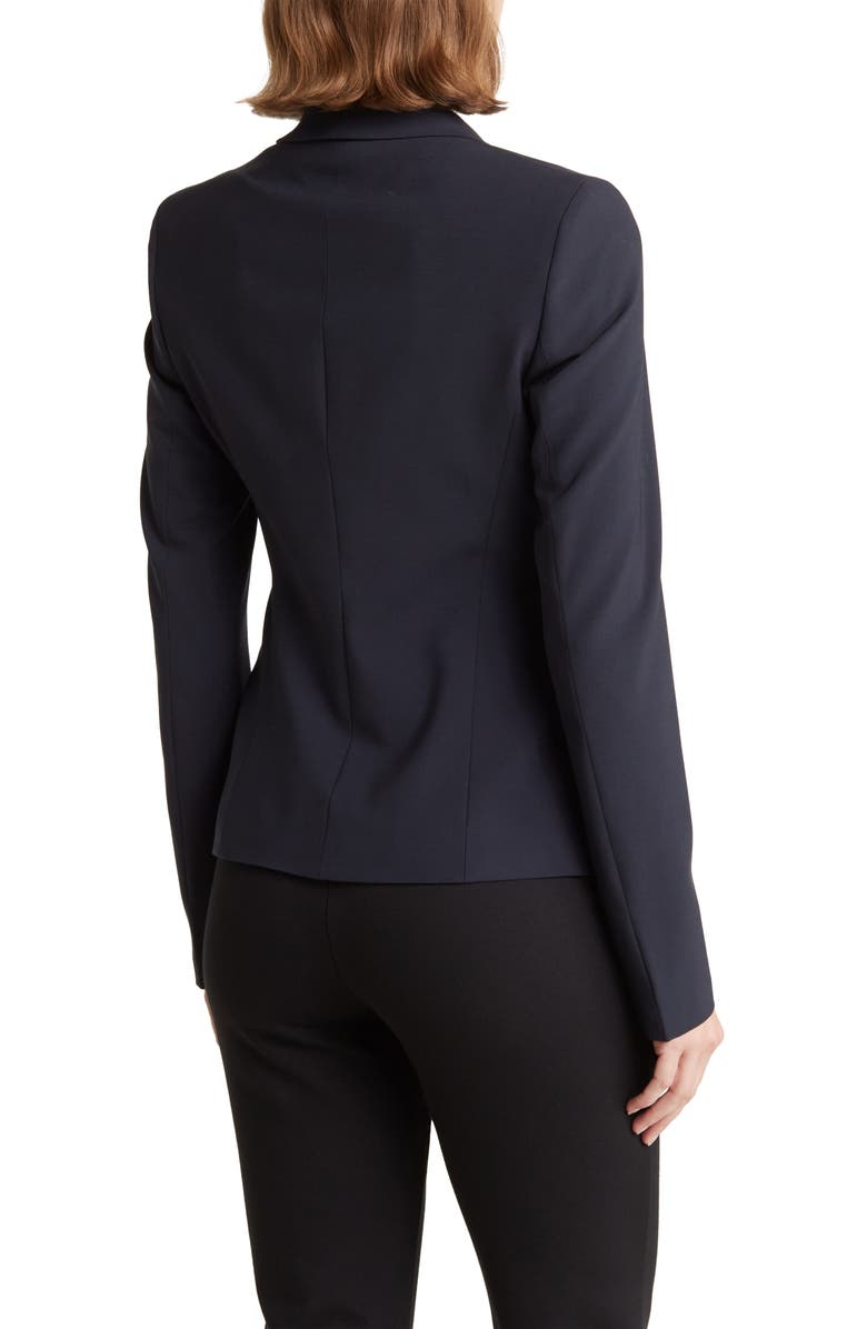 BOSS Jiletara Stretch Wool Jacket, Alternate, color, Nvy