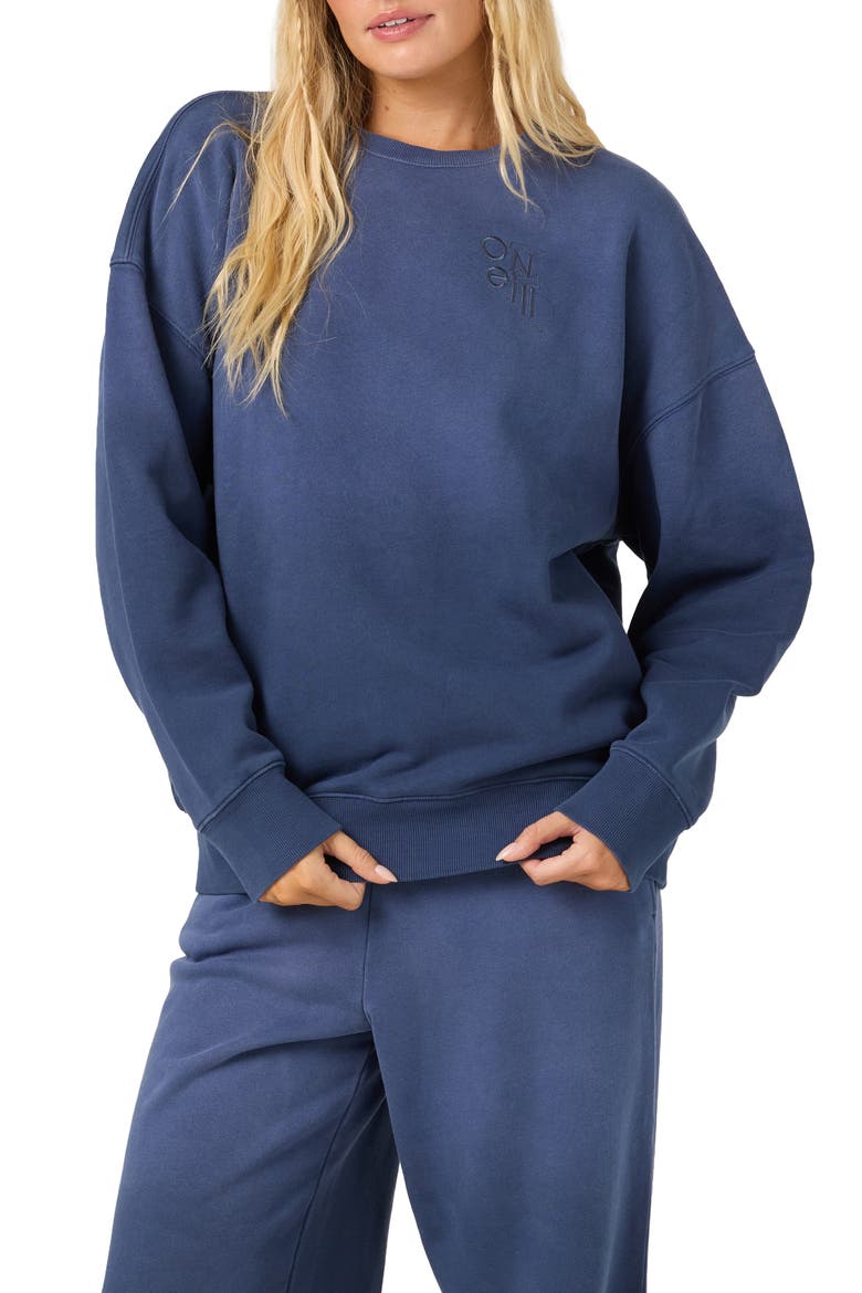 OG Vintage Oversized Sweatshirt, Main, color, NAVY