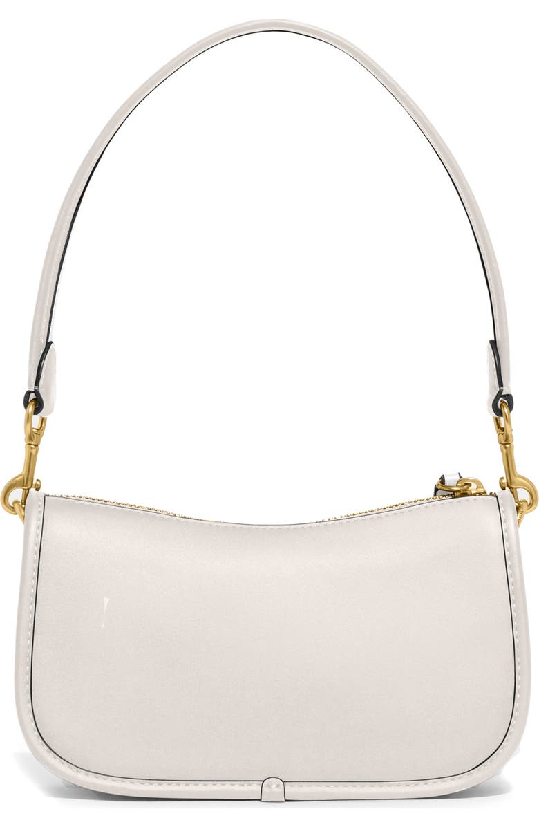 COACH Swinger Glovetanned Leather Shoulder Bag, Alternate, color, Chalk