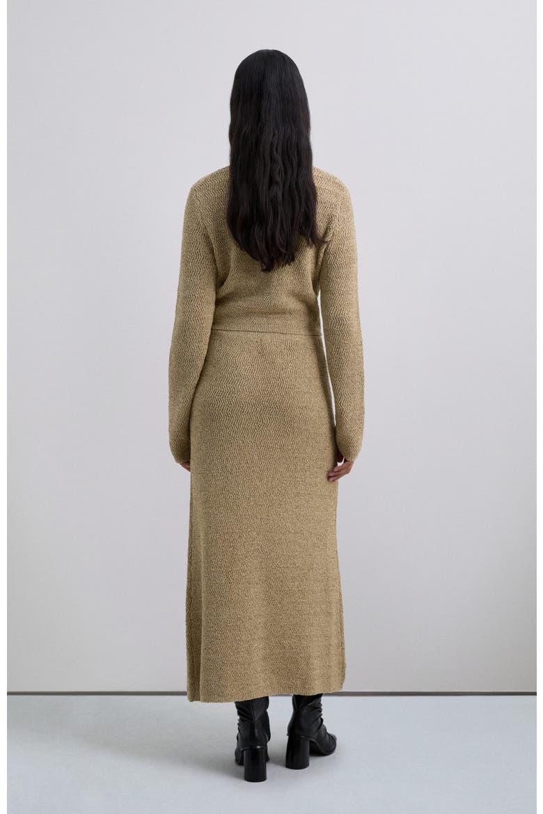 Rusticknit Skirt, Alternate, color, Taupe