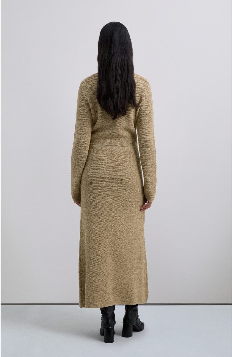 Scalpers Rusticknit Skirt, Alternate, color, Taupe